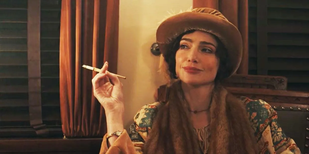 A character holding a cigarette A character holding a cigarette