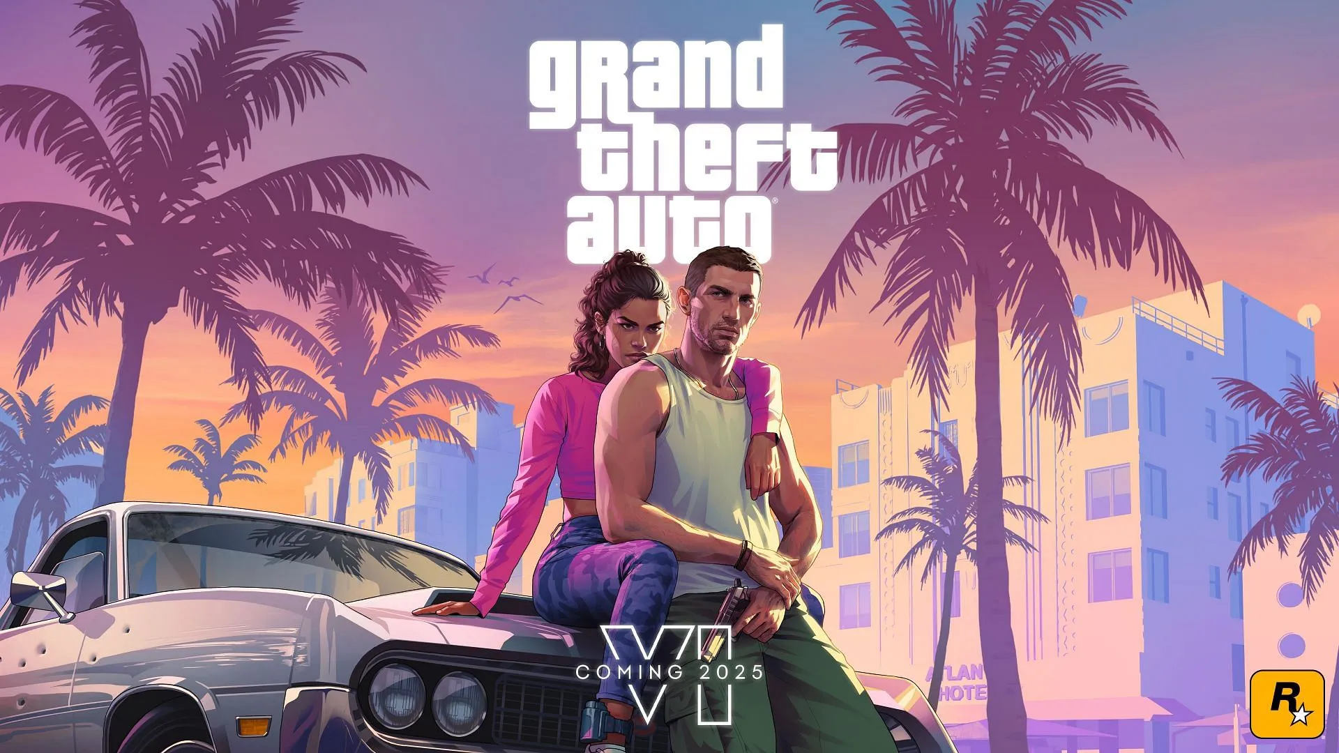 Grand Theft Auto 6's official artwork with its lead characters (Image via Rockstar Games) Grand Theft Auto 6's official artwork with its lead characters (Image via Rockstar Games)