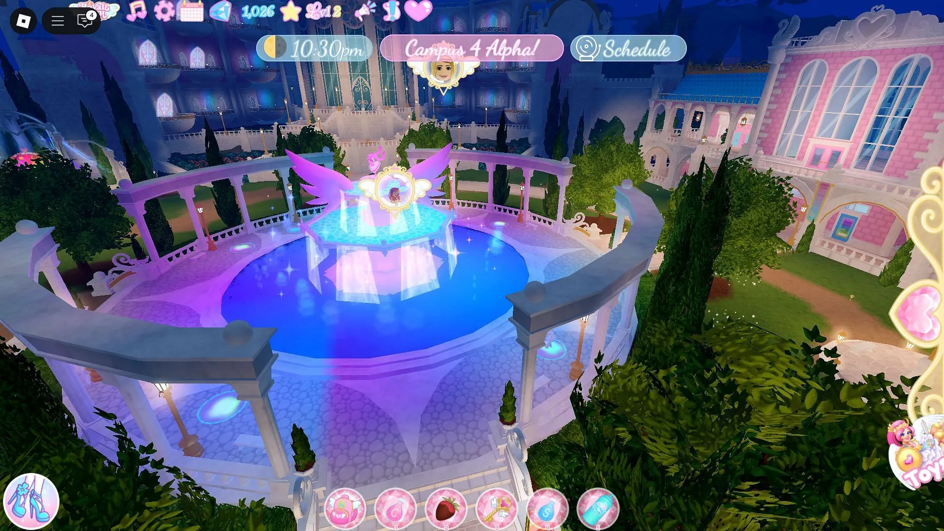 Make a wish in the Dream Fountain (Image via Roblox) Make a wish in the Dream Fountain (Image via Roblox)