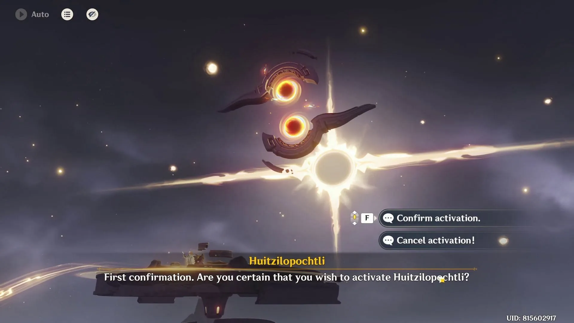 Path to teleport to a new area