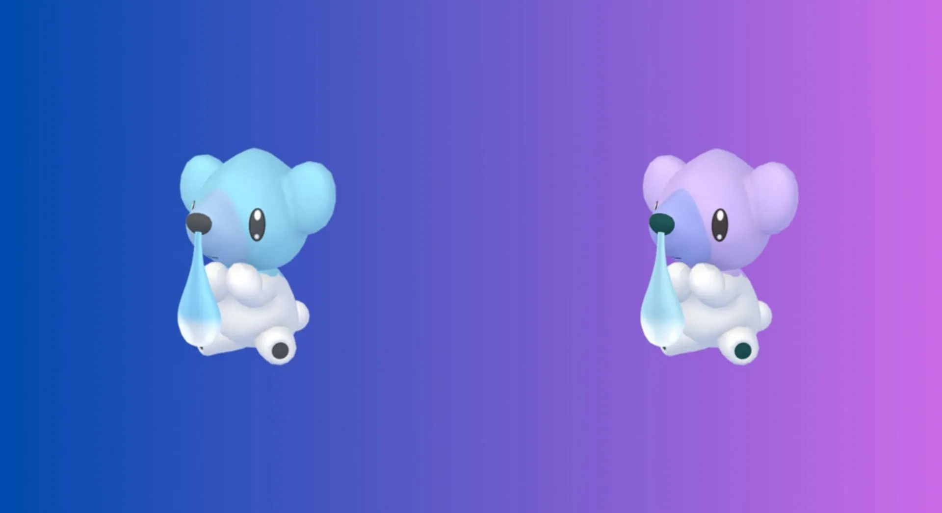 Cubchoo and its shiny form