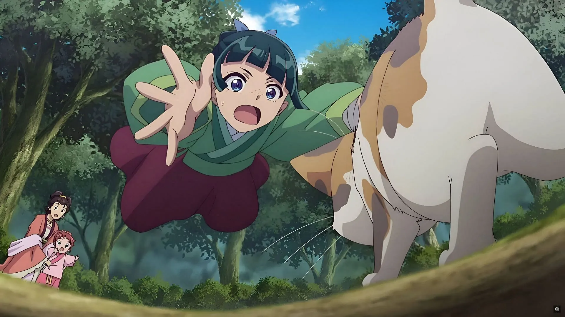 Maomao as seen in the anime (Image via Toho Animation Studio and OLM) Maomao as seen in the anime (Image via Toho Animation Studio and OLM)