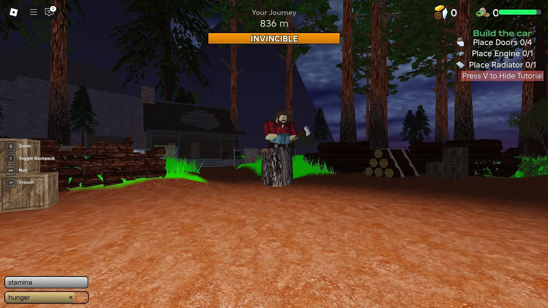 The first boss in The Hunt: Mega Edition quest (Image via Roblox) The first boss in The Hunt: Mega Edition quest (Image via Roblox)