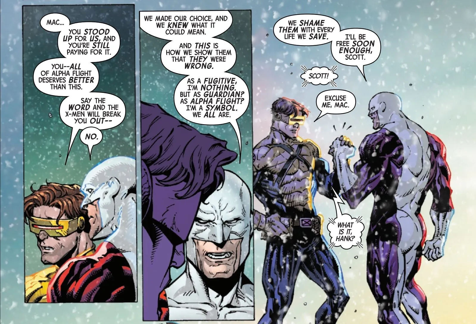 X-Men and Alpha Flight Join Forces