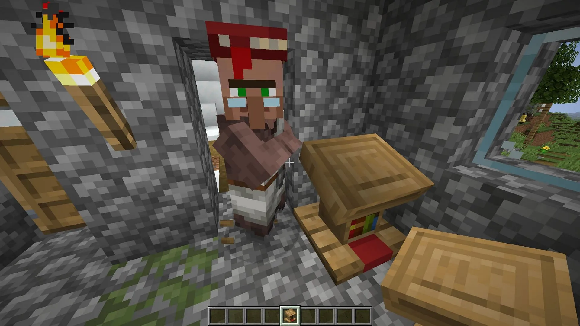 Librarians can trade all kinds of enchantments (Image via Sportskeeda Gaming/Mojang Studios) Librarians can trade all kinds of enchantments (Image via Sportskeeda Gaming/Mojang Studios)