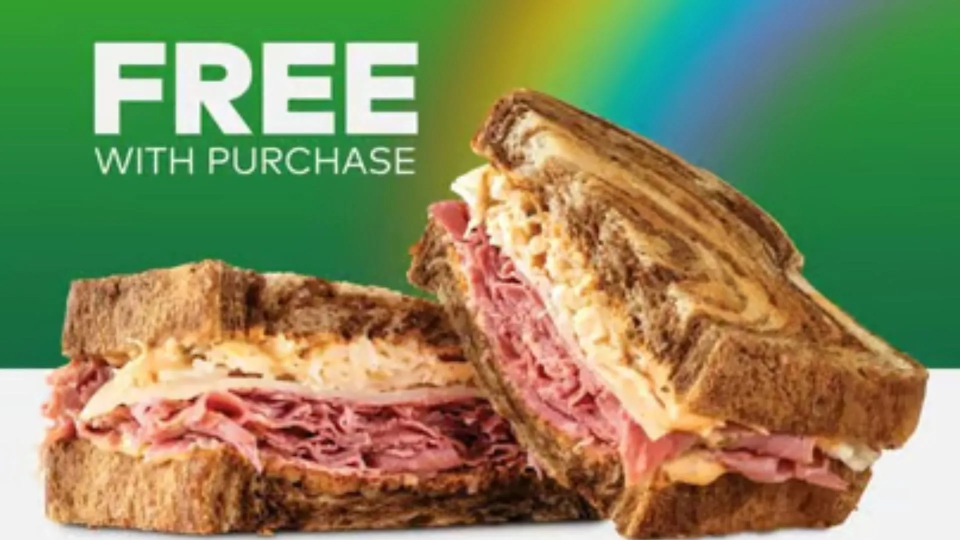 Corned Beef Reuben special deal (Image via Arby's) Corned Beef Reuben special deal (Image via Arby's)