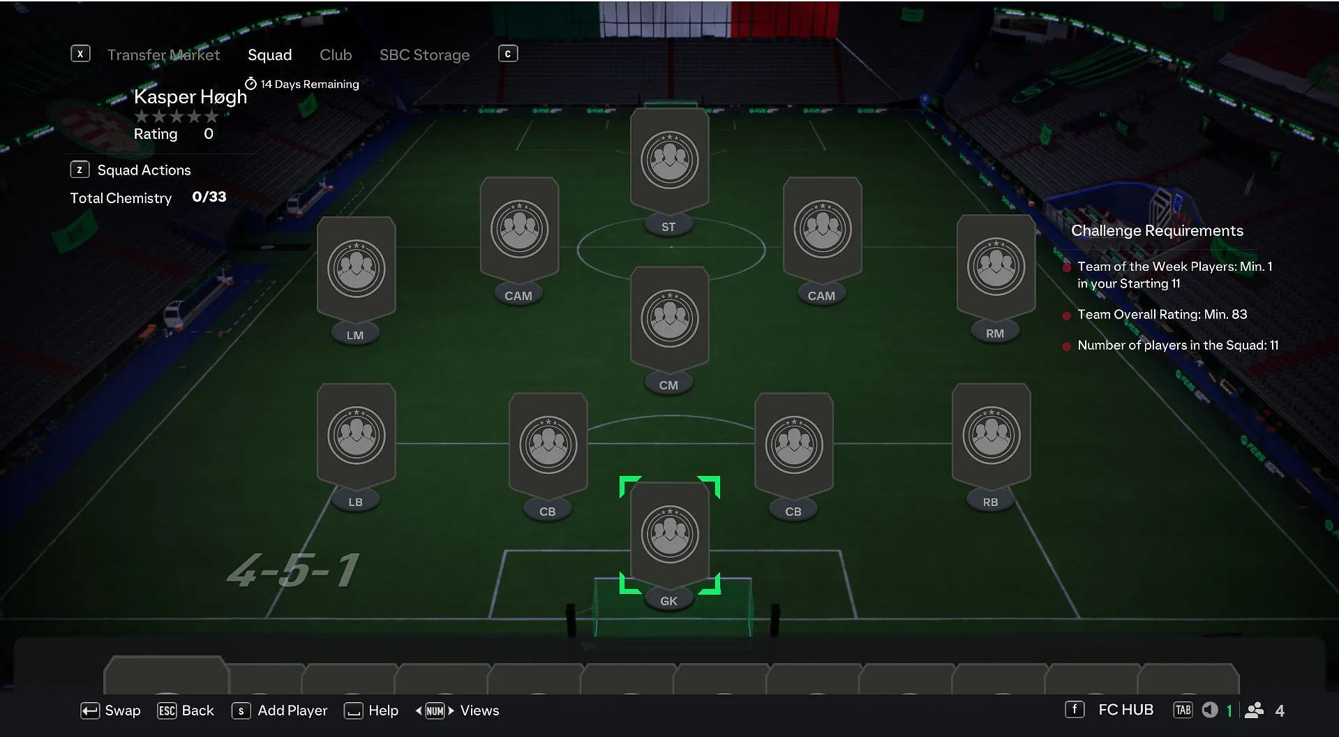 The latest UEL RTTK SBC tasks (Image via EA Sports)