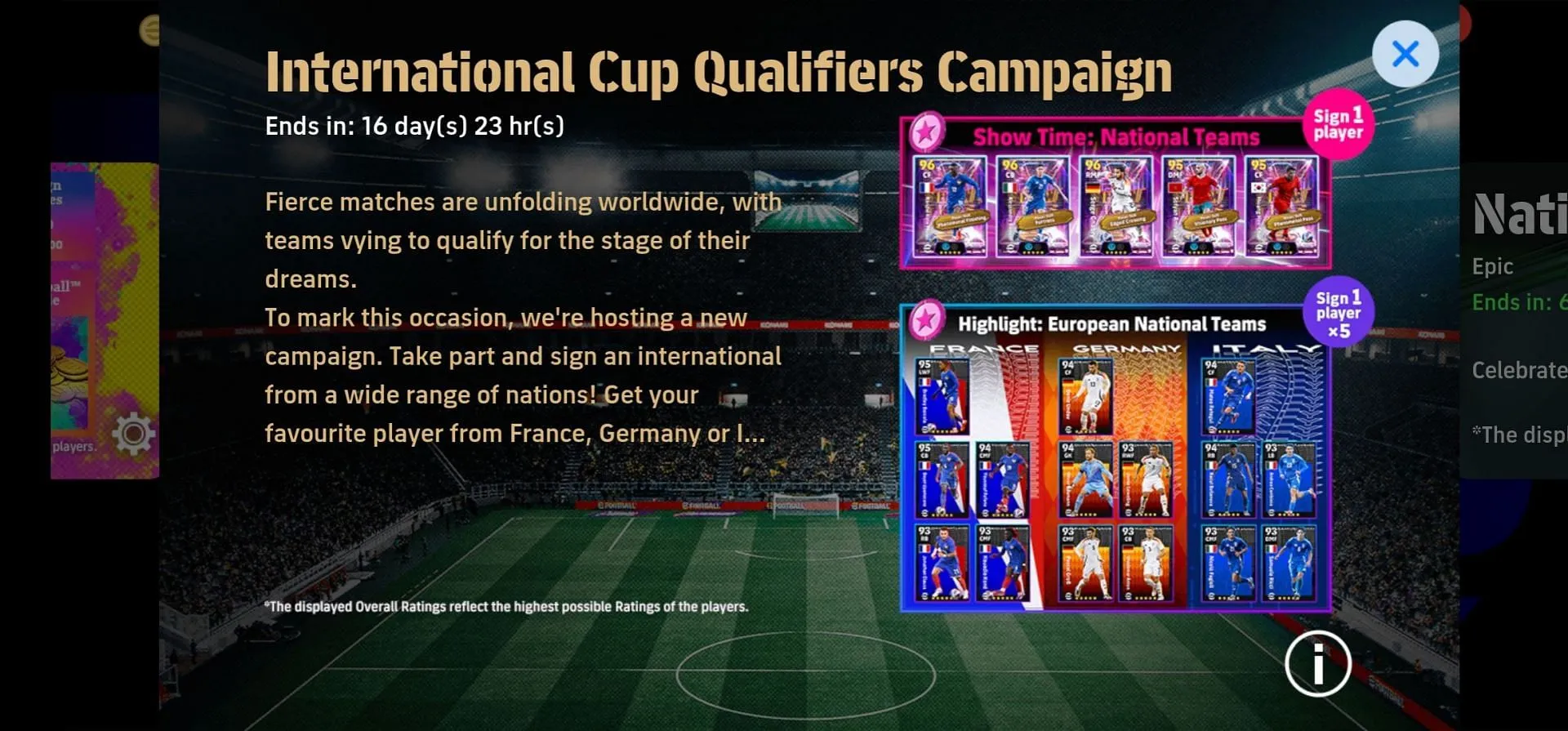 eFootball International Cup Qualifiers Overview (Image via Konami) eFootball International Cup Qualifiers Overview (Image via Konami)