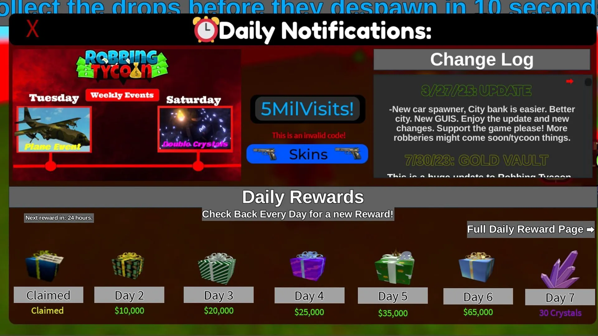 Troubleshooting code errors in Robbing Tycoon (Image via Roblox)