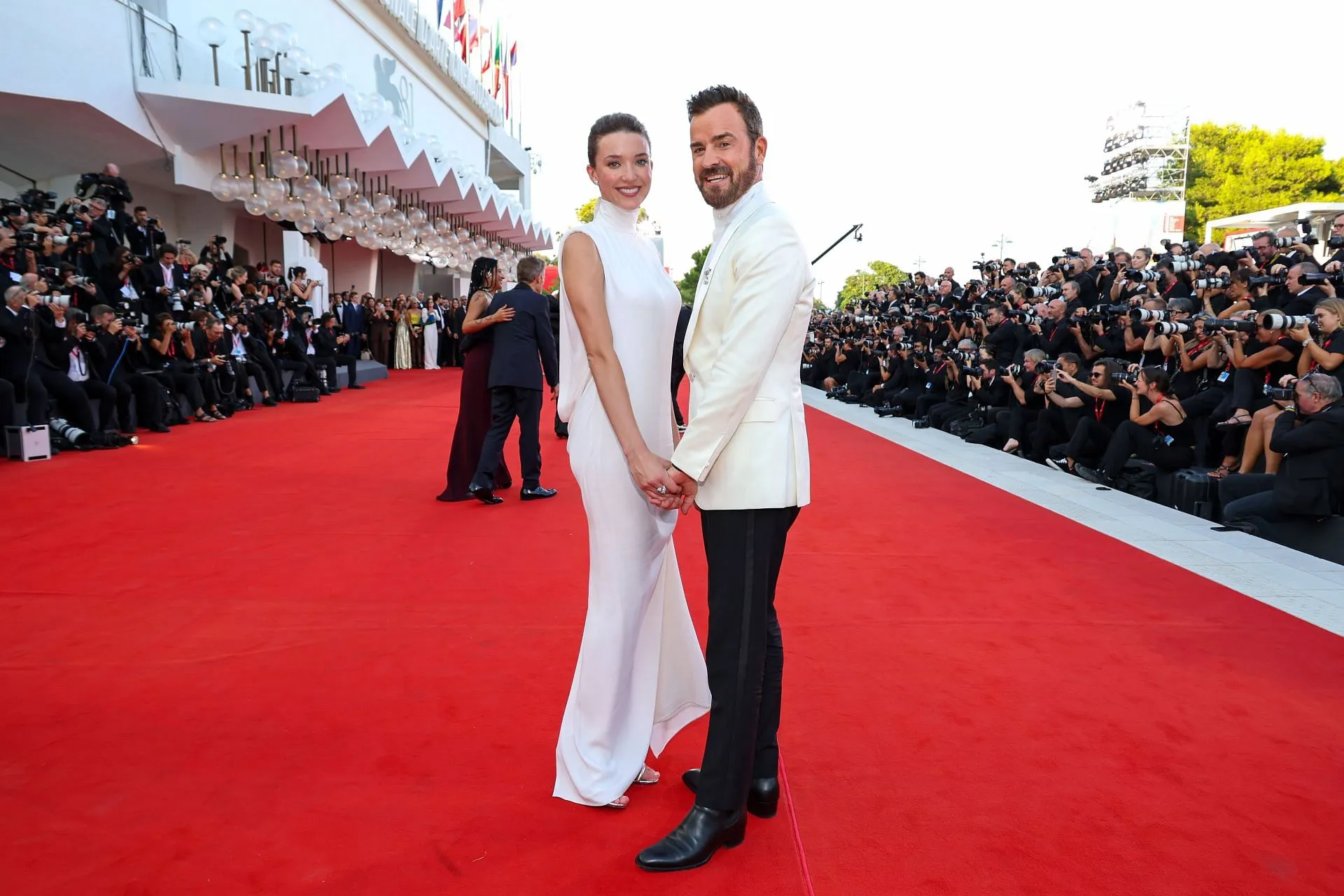 Justin Theroux and Nicole Brydon Bloom Justin Theroux and Nicole Brydon Bloom