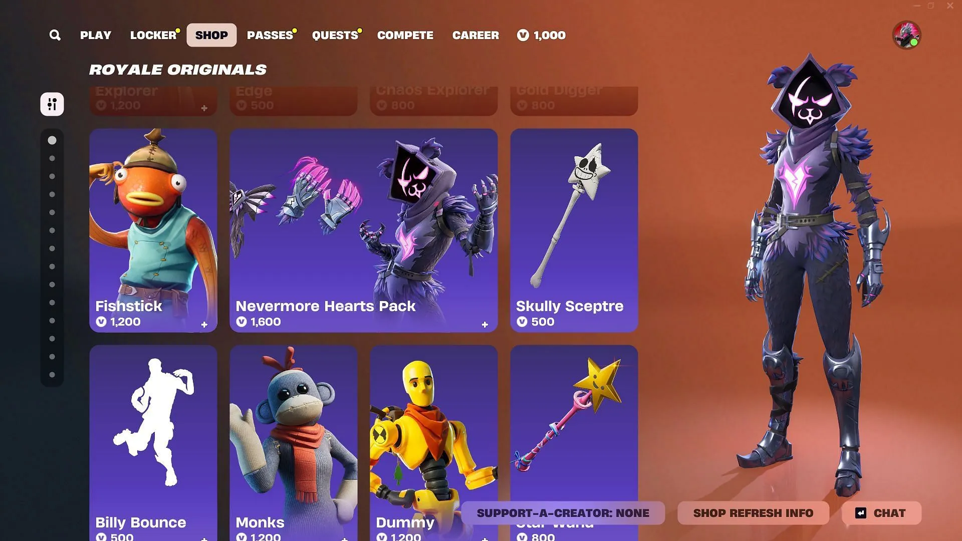 You can now purchase the Raven Team Leader skin in Fortnite (Image via Epic Games) You can now purchase the Raven Team Leader skin in Fortnite (Image via Epic Games)