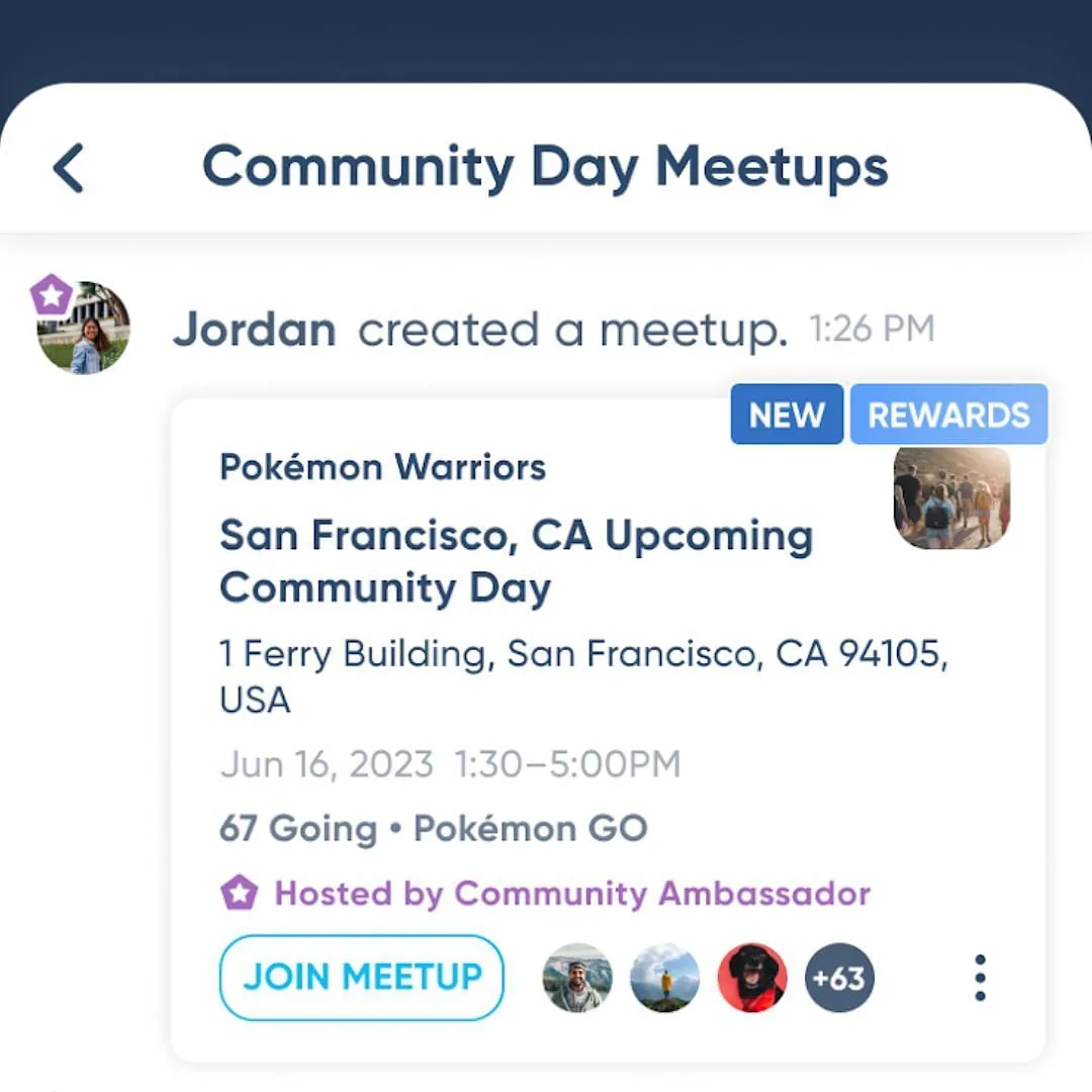 Przykład wydarzenia, które da ci zadanie badawcze Pokemon GO Campfire Check-in Timed Research (Grafika za pośrednictwem TPC)