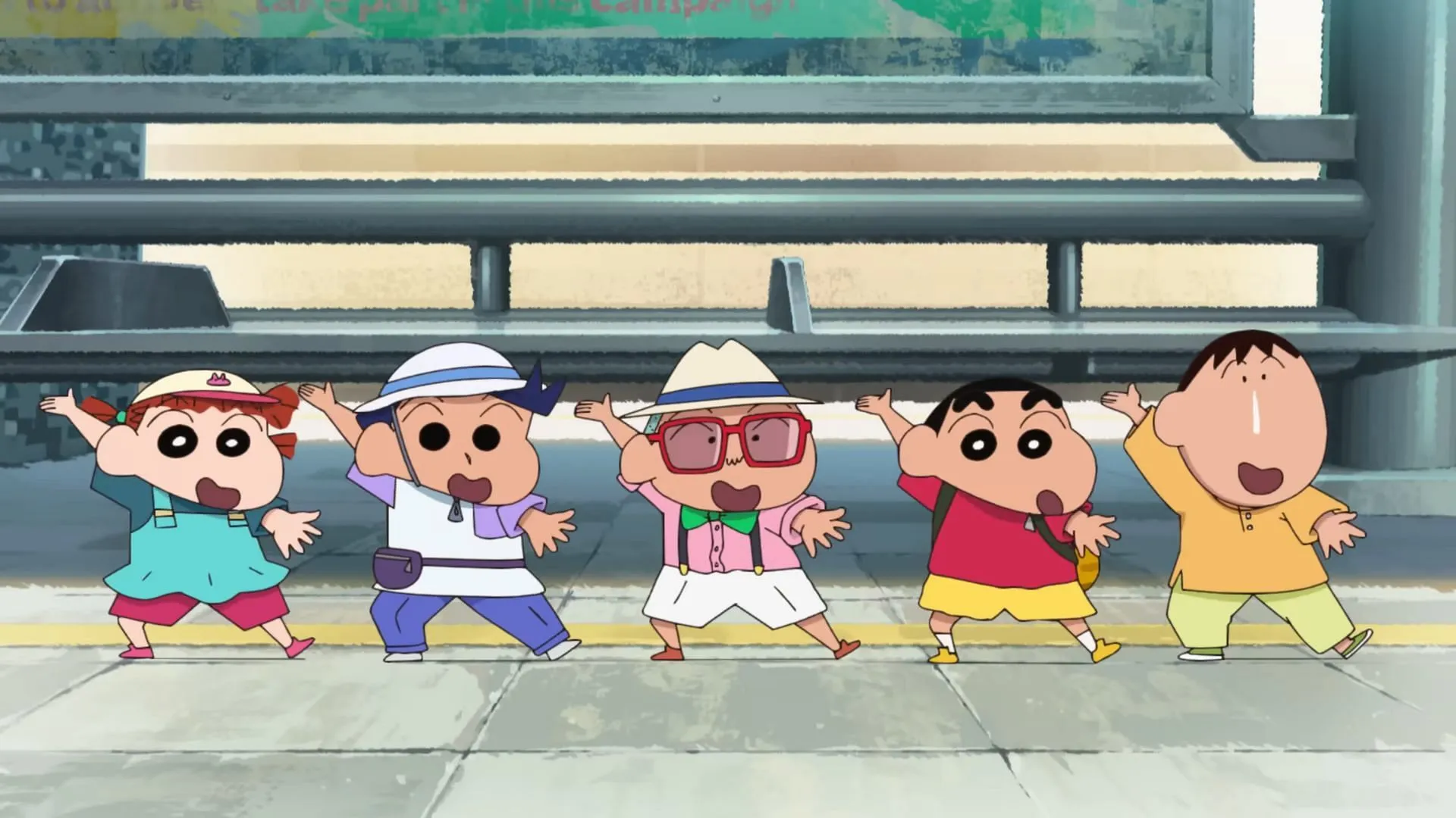 Shin-Chan and the Kasukabe Defense Force in action (Image via Shin-Ei Animation) Shin-Chan and the Kasukabe Defense Force in action (Image via Shin-Ei Animation)