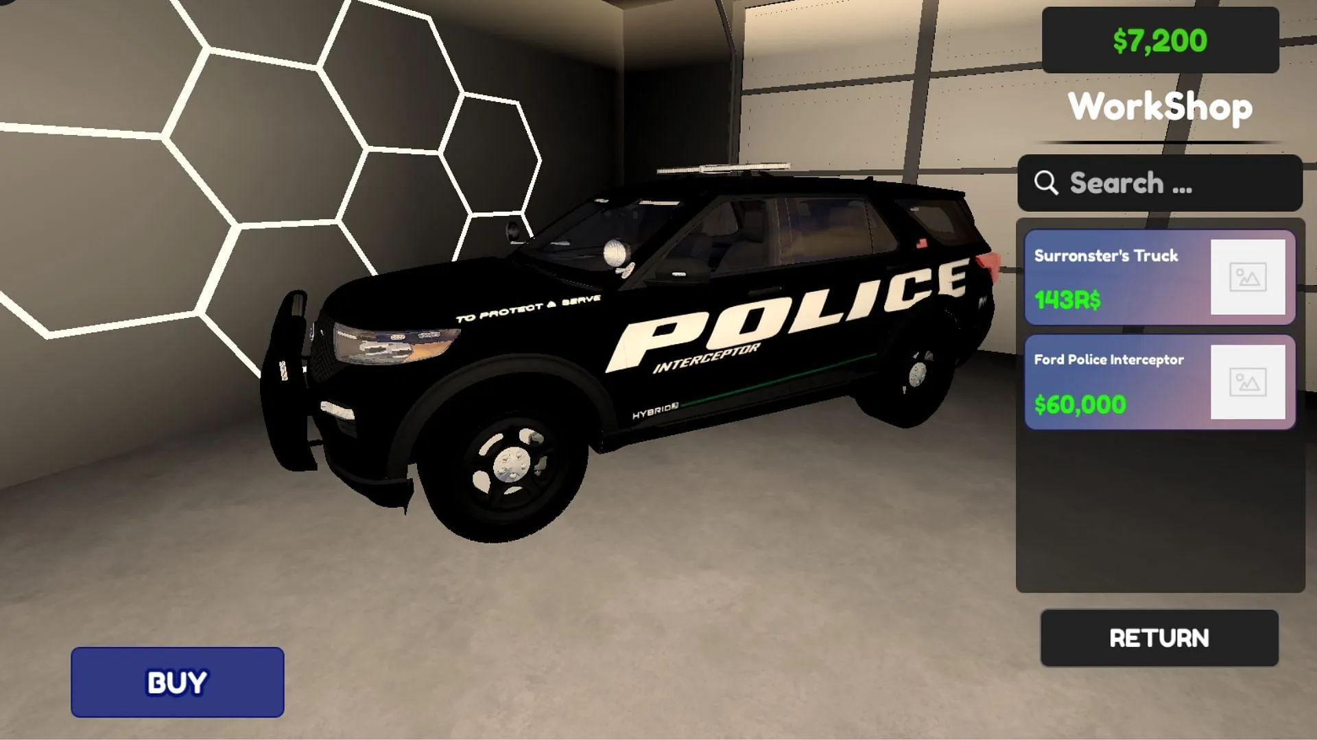 Cars are also available for purchase in Urban Moto (Image via Roblox)