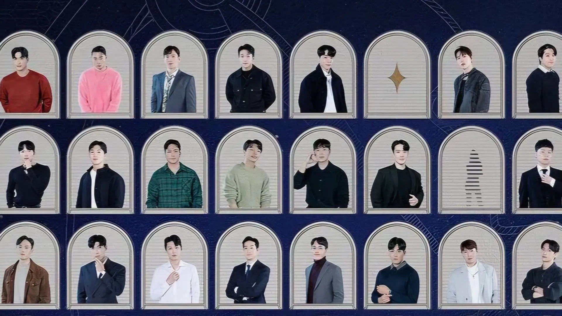 Couple Palace season 2 male contestants (Image via Mnet) Couple Palace season 2 male contestants (Image via Mnet)