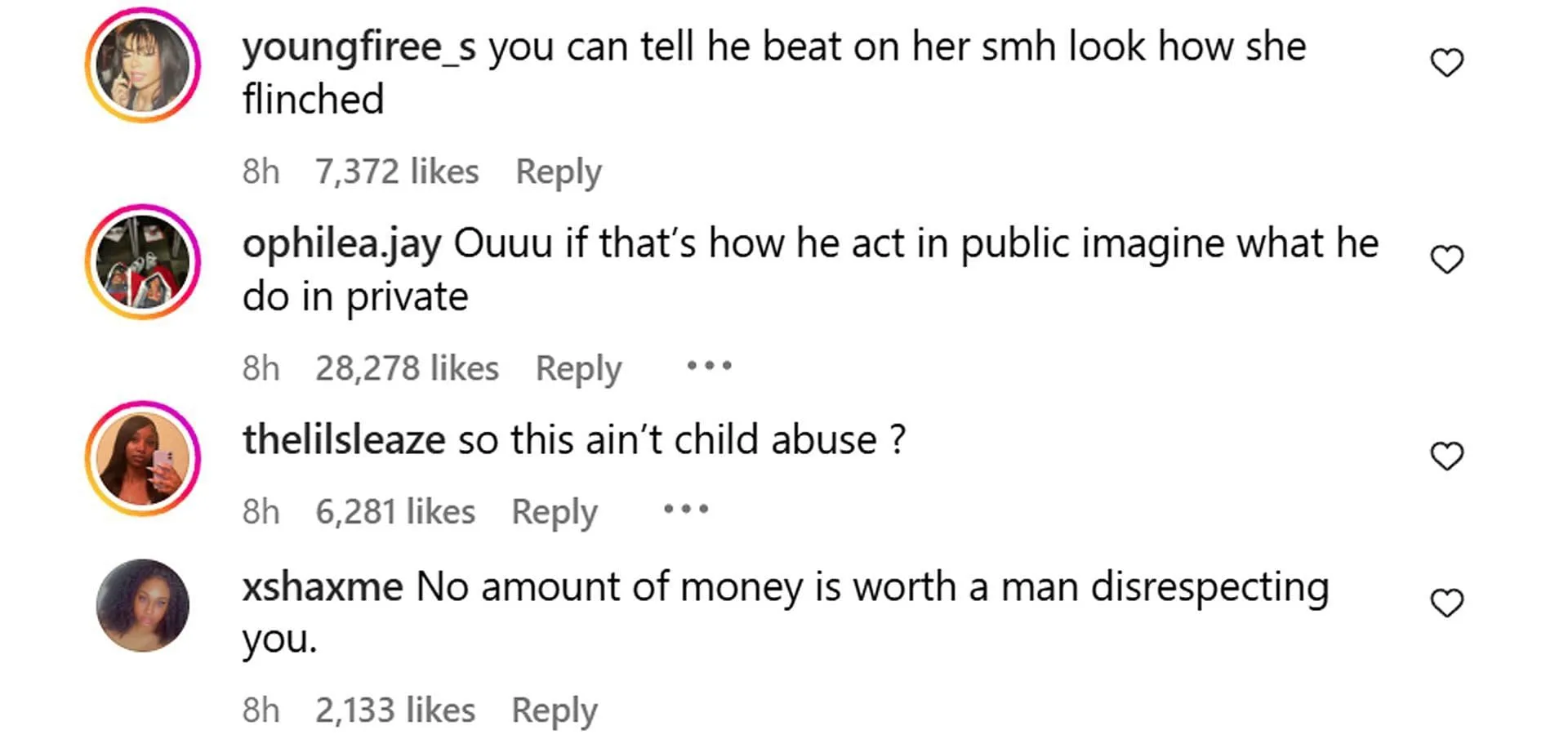 Comments reacting to the news (Image via Instagram/ @theshaderoomteens) Comments reacting to the news (Image via Instagram/ @theshaderoomteens)