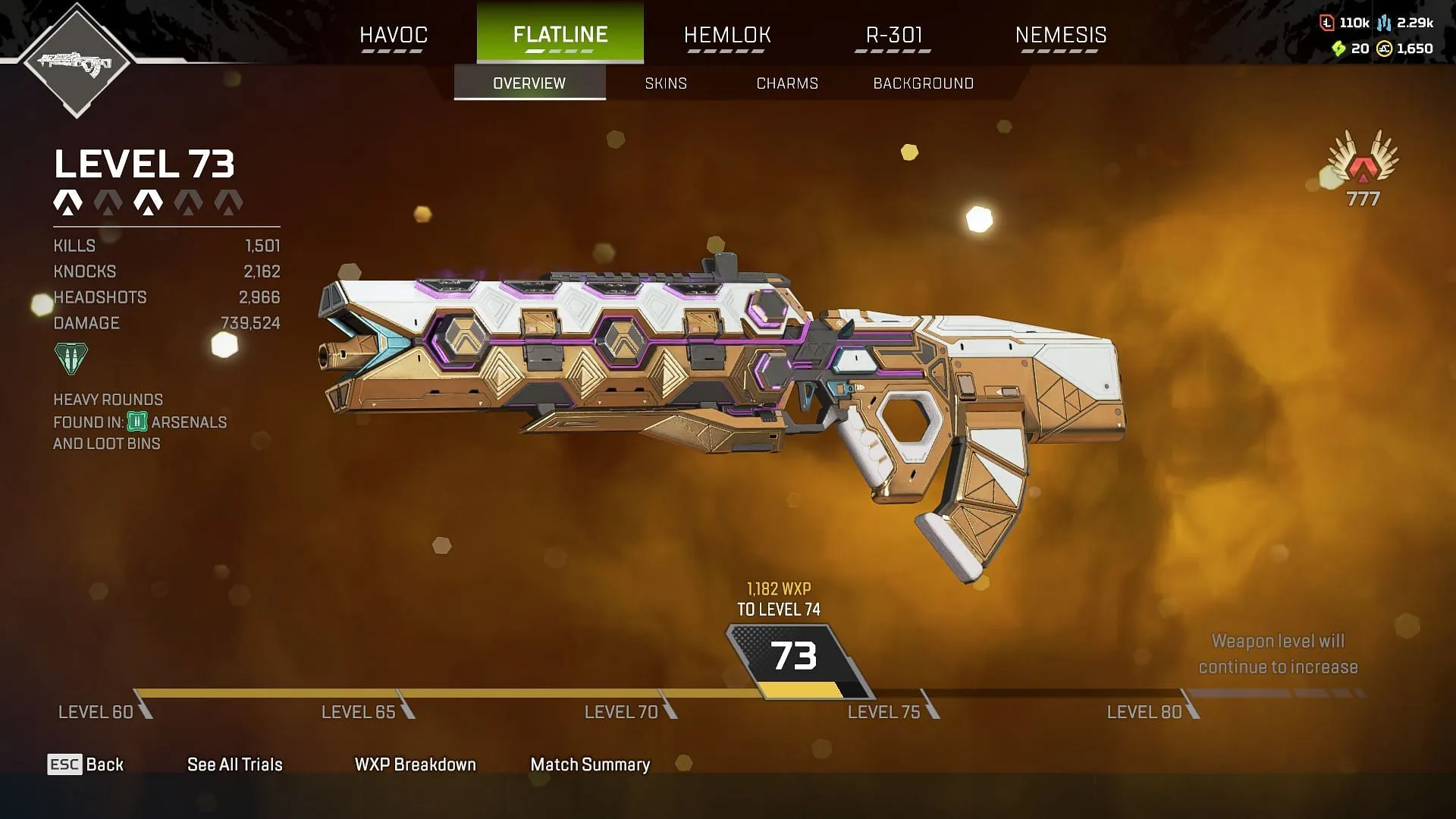 Flatline in Apex Legends (Image via Sportskeeda Gaming || EA) Flatline in Apex Legends (Image via Sportskeeda Gaming || EA)