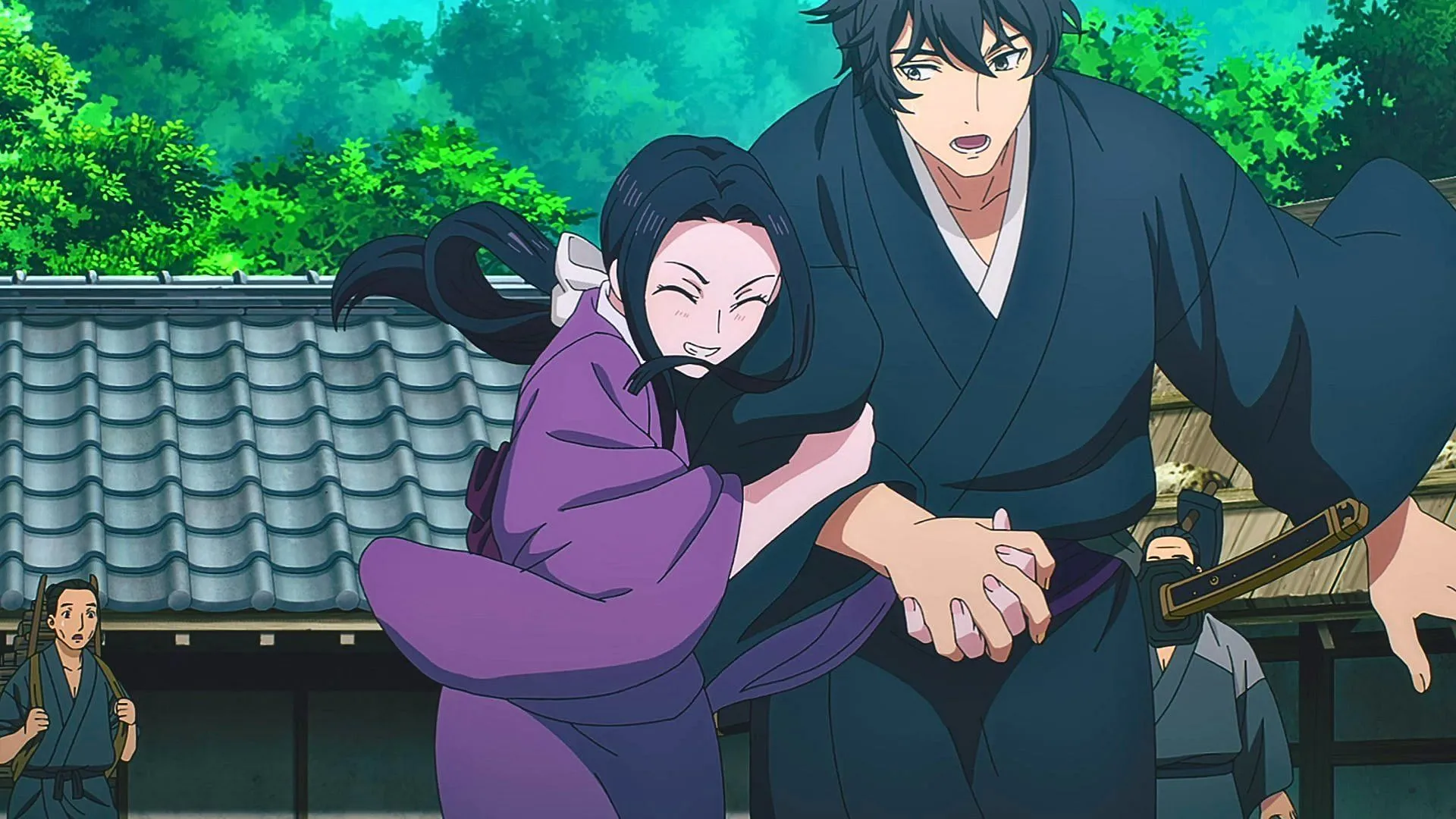 Shirayuki alongside Jinta