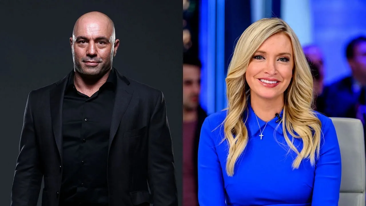 L to R: Joe Rogan and Kayleigh McEnany (images via Getty) L to R: Joe Rogan and Kayleigh McEnany (images via Getty)