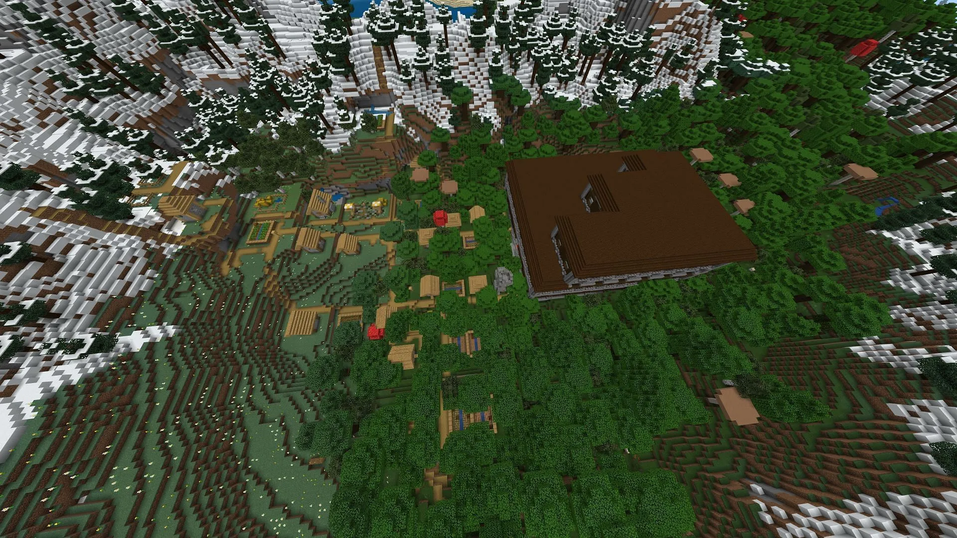 Minecraft fans who love a little conflict can give this seed a try (Image via Mojang) Minecraft fans who love a little conflict can give this seed a try (Image via Mojang)
