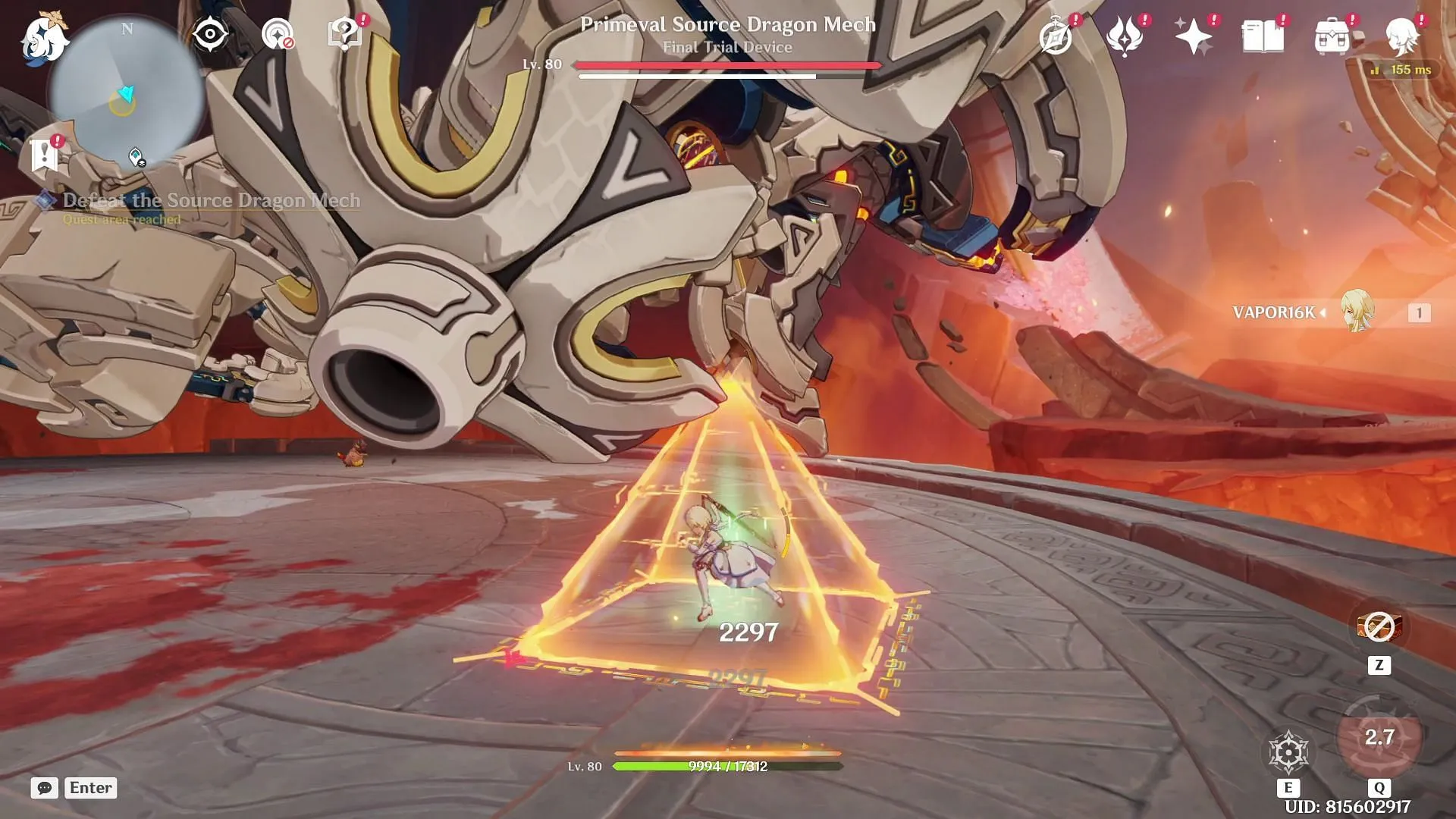 Dragon trap sequence