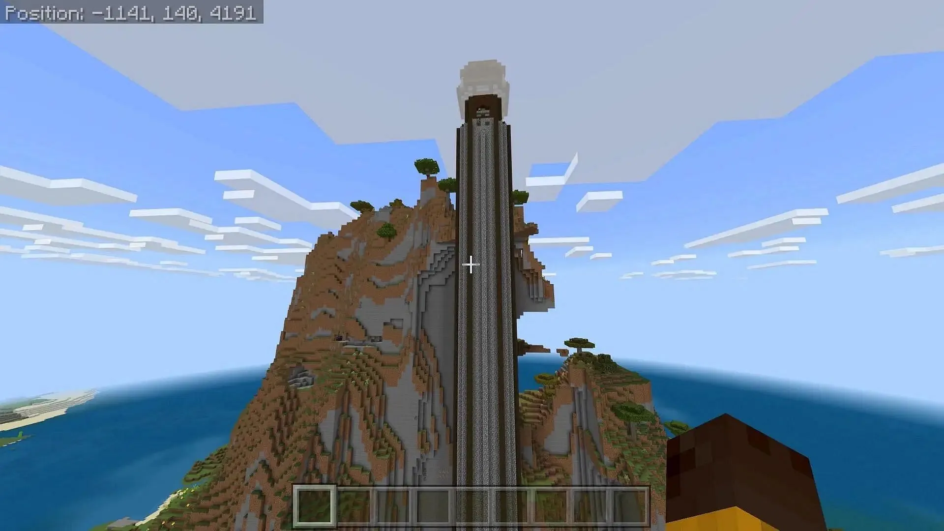 One of the tallest pillager outposts in Minecraft (Image via Reddit/pushupi123 // Mojang Studios) One of the tallest pillager outposts in Minecraft (Image via Reddit/pushupi123 // Mojang Studios)