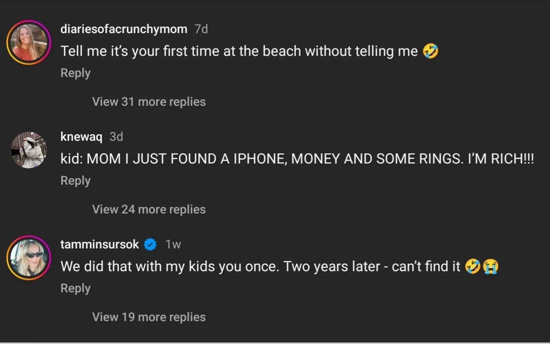 Some comments on the beach hack video (Photo via Instagram/@lena.bostonn) Some comments on the beach hack video (Photo via Instagram/@lena.bostonn)