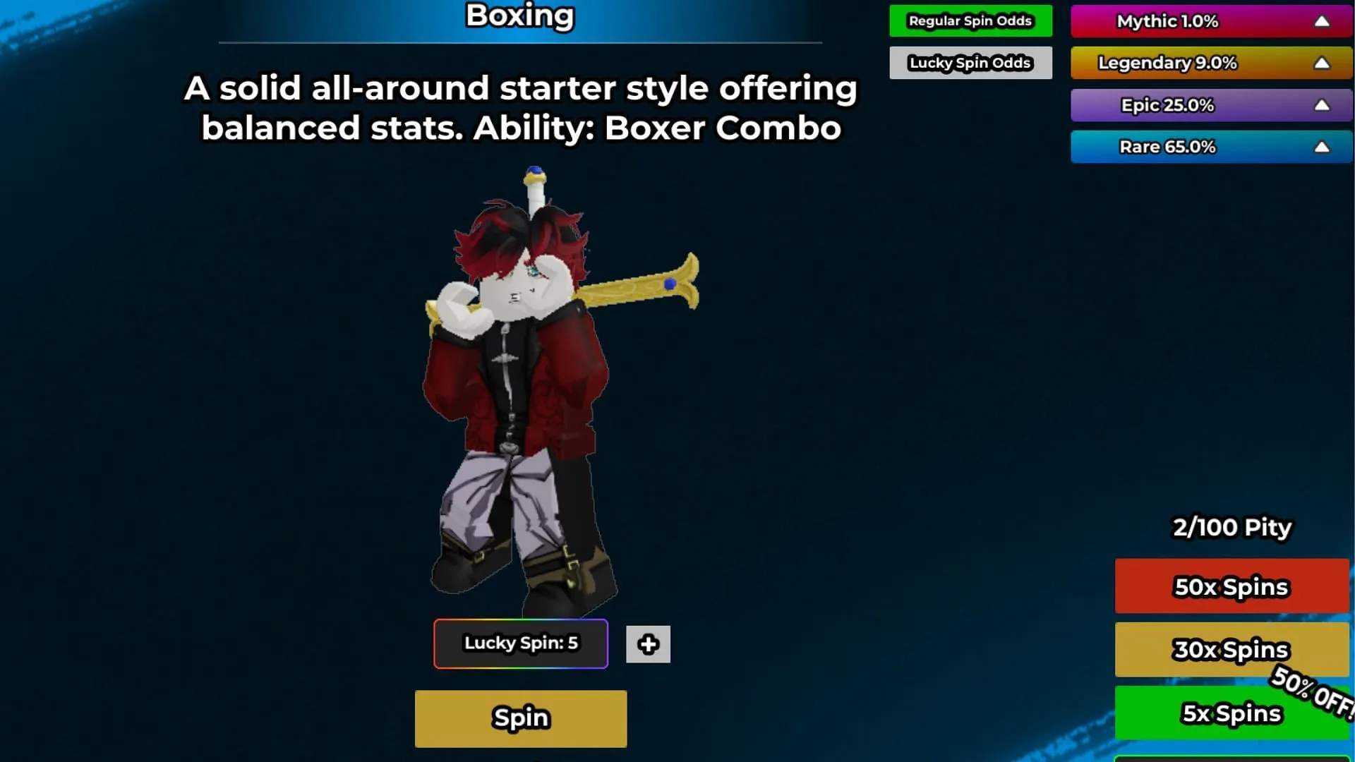 Discover the rarity of styles (Image via Roblox)
