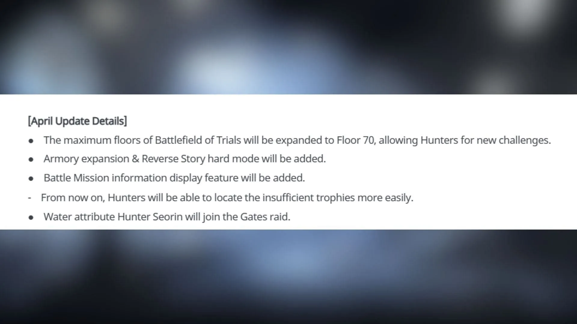 Netmarble will introduce a new hunter, Seroin, in the April update (Image via Netmarble) Netmarble will introduce a new hunter, Seroin, in the April update (Image via Netmarble)