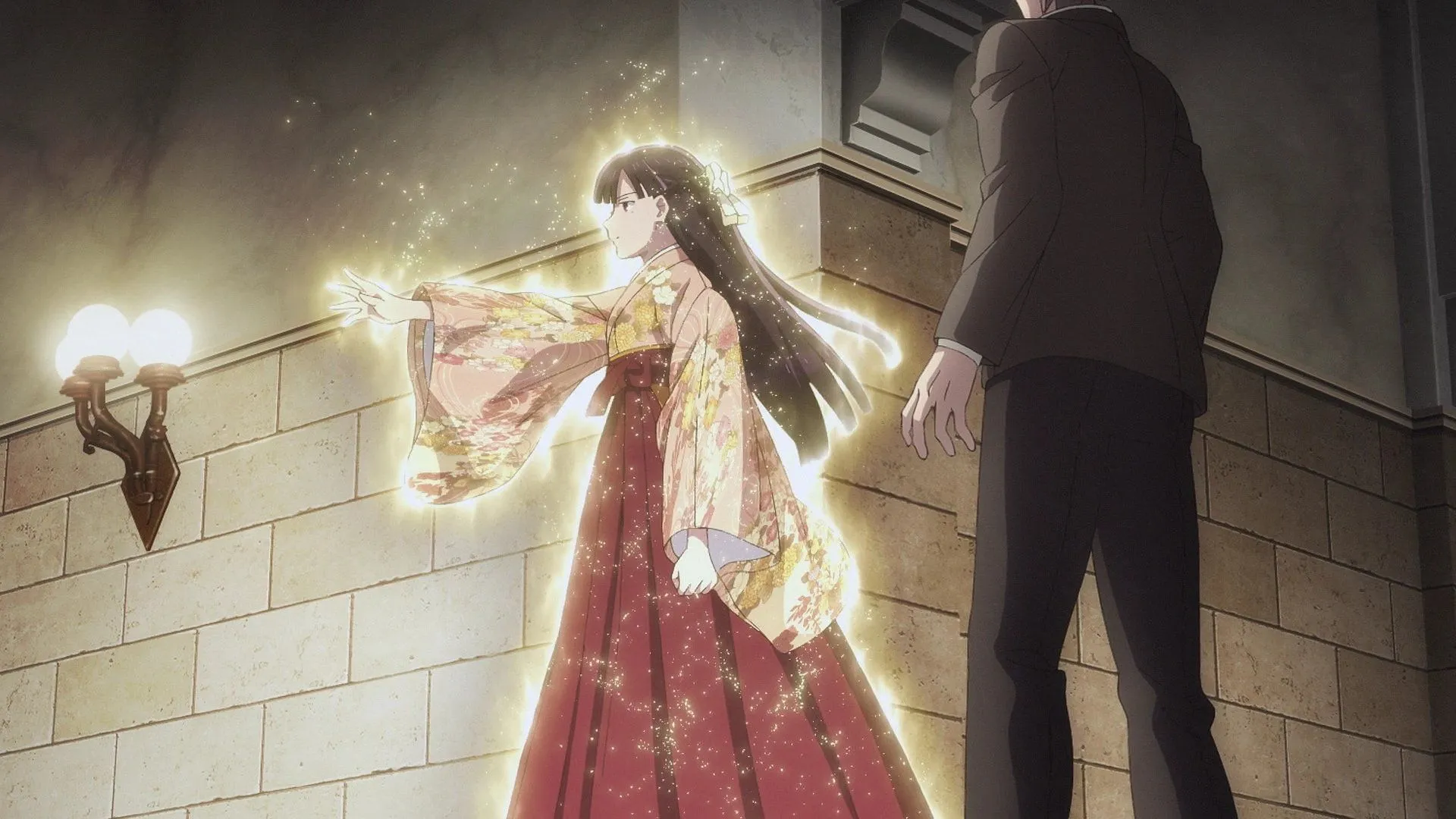 Miyo using her powers Miyo using her powers