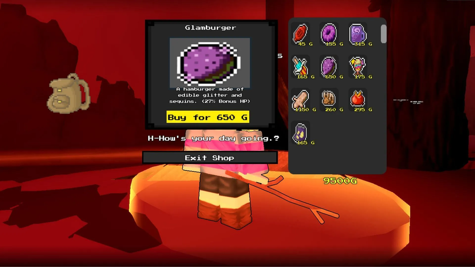 Alphy's Shop in Undertale World (Image via Roblox)