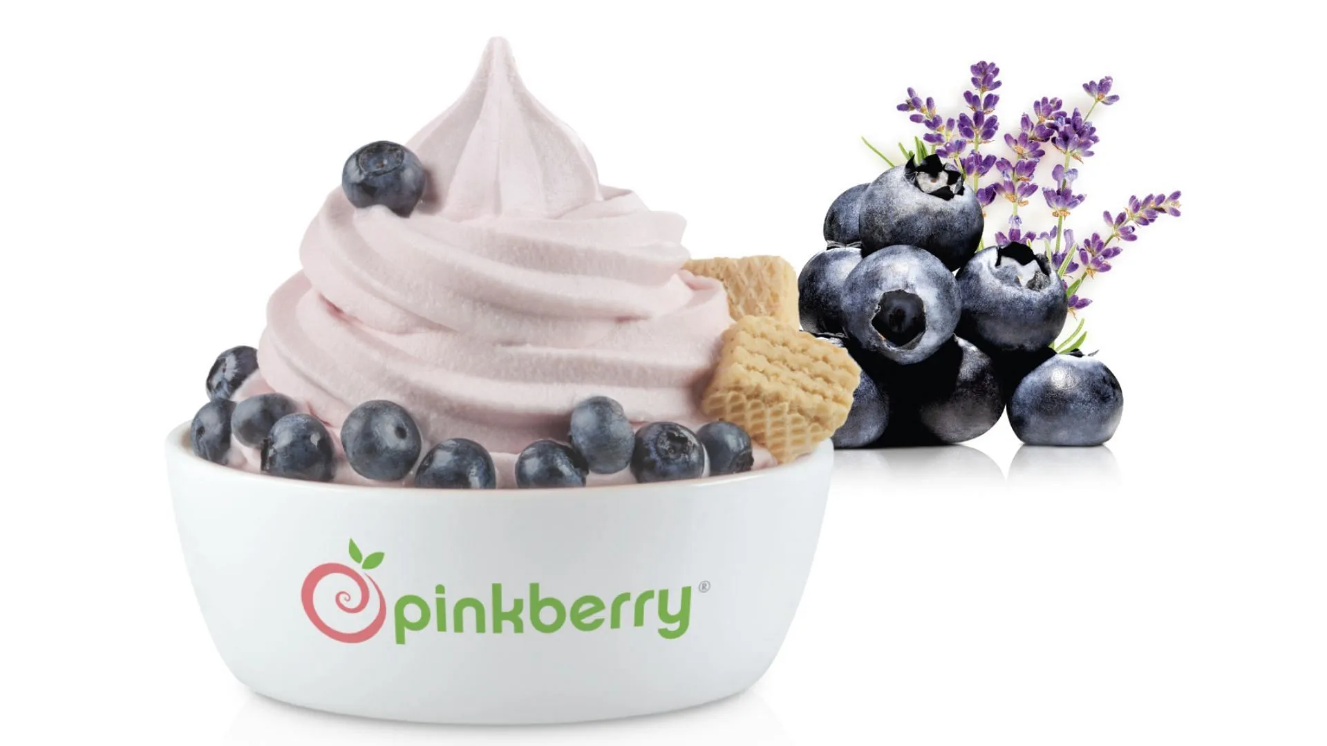 A floral twist on frozen yogurt with Pinkberry’s Blueberry Lavender swirl (Image via Pinkberry) A floral twist on frozen yogurt with Pinkberry’s Blueberry Lavender swirl (Image via Pinkberry)