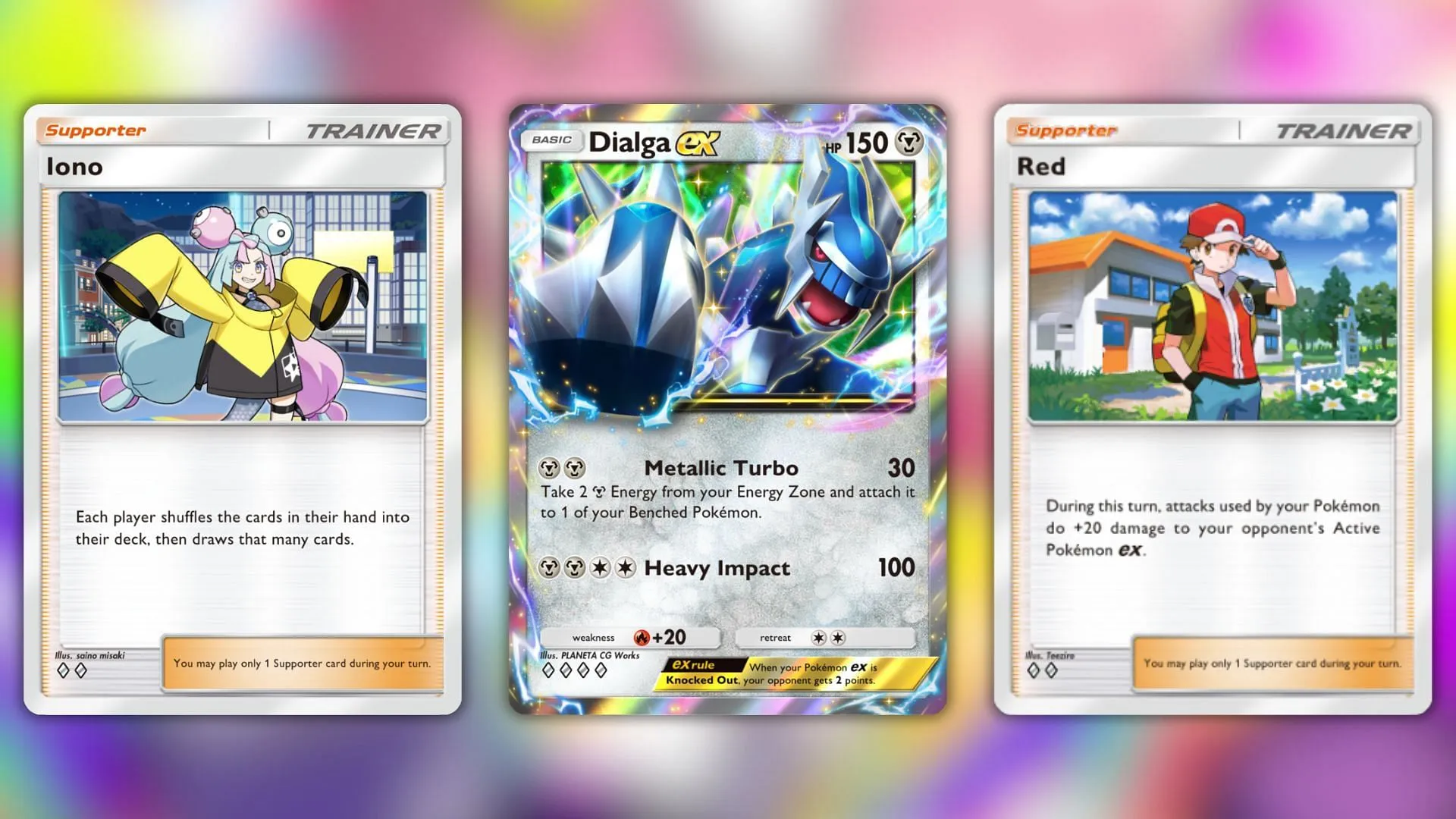 Best supporting cards to this deck (Image via The Pokemon Company)