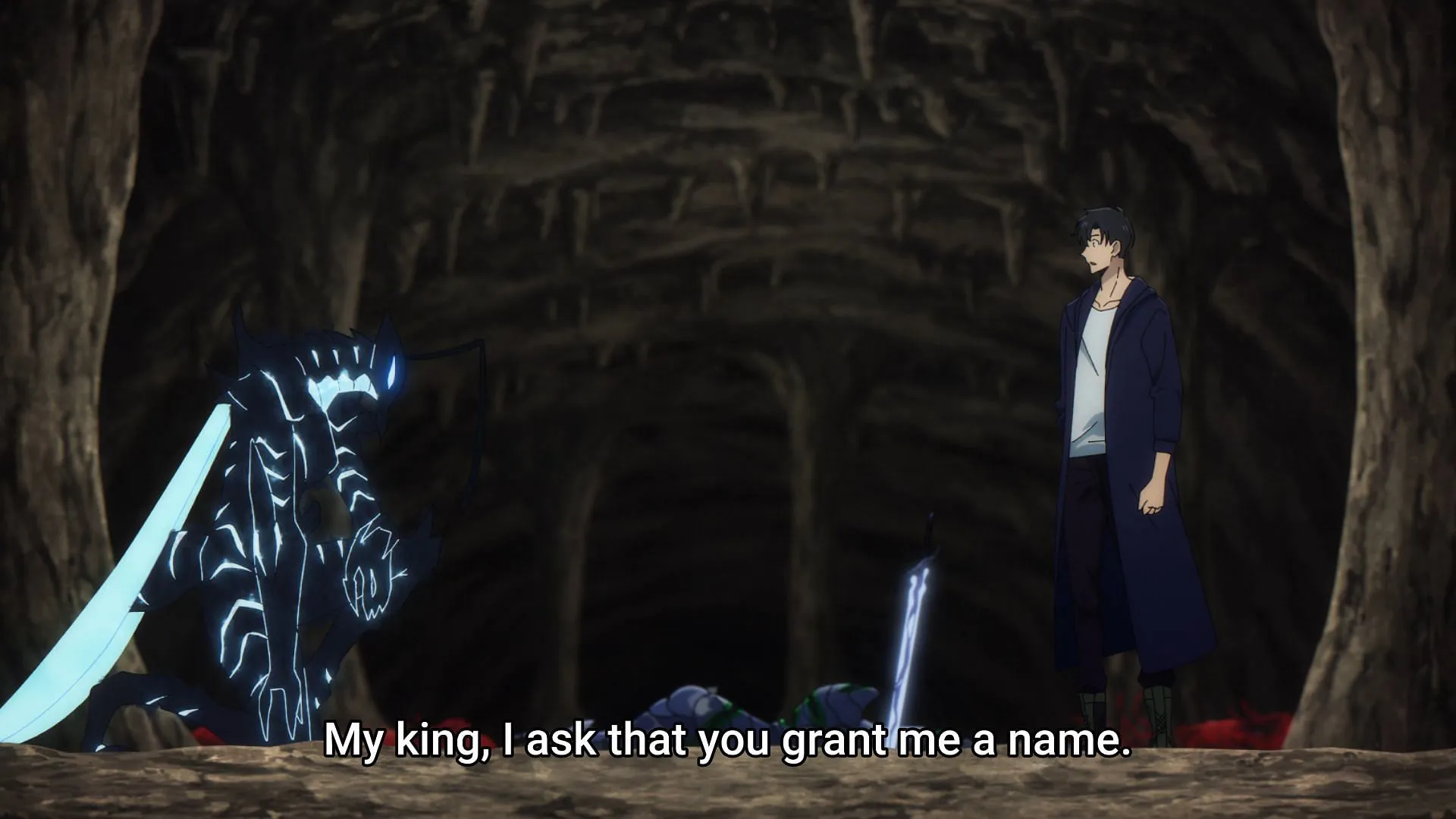 Jinwoo gains Beru in Solo Leveling season 2 episode 13 (Image via A-1 Pictures)