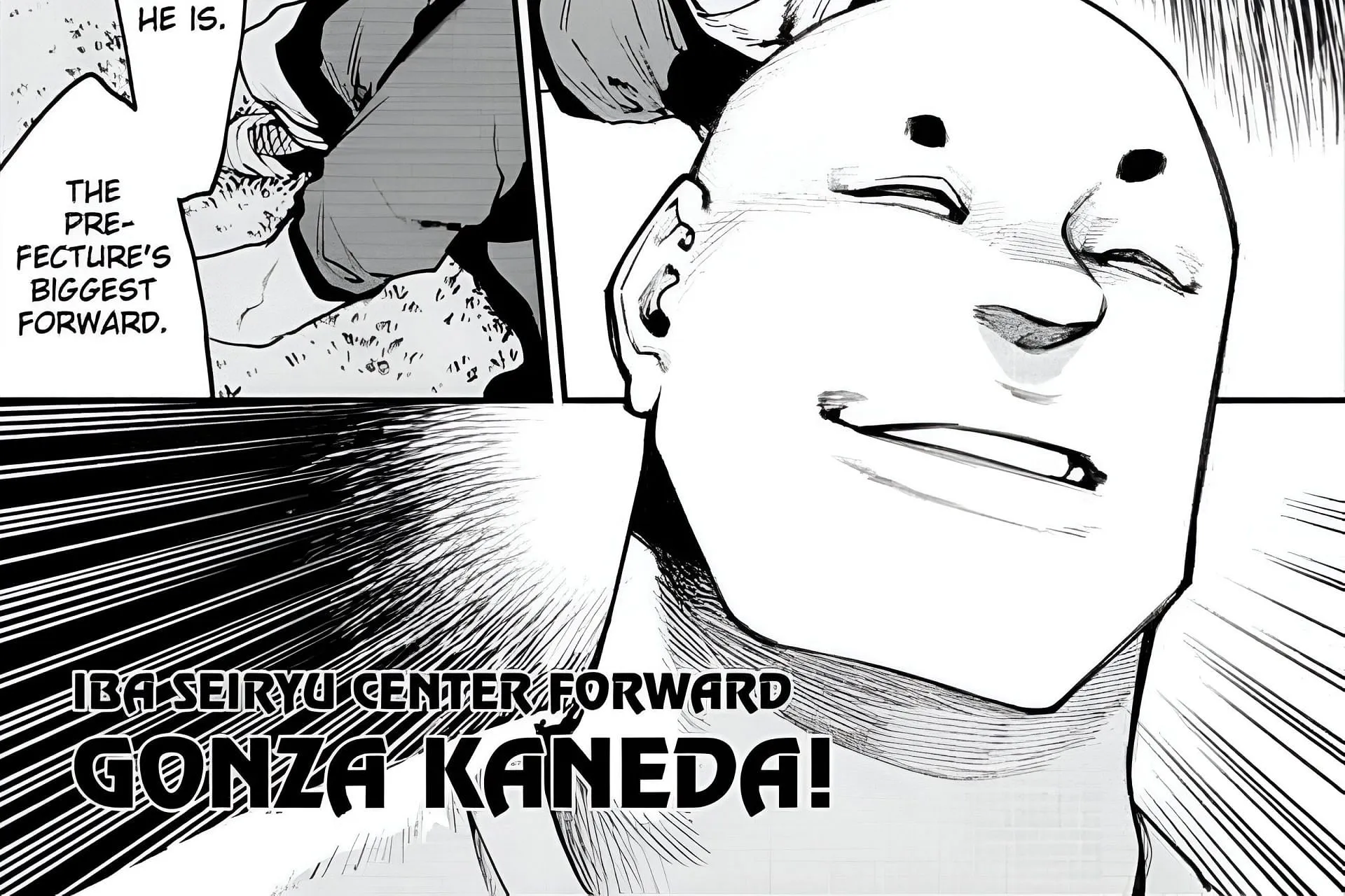 Gonza Kaneda as seen in Embers manga (Image via Shueisha) Gonza Kaneda as seen in Embers manga (Image via Shueisha)