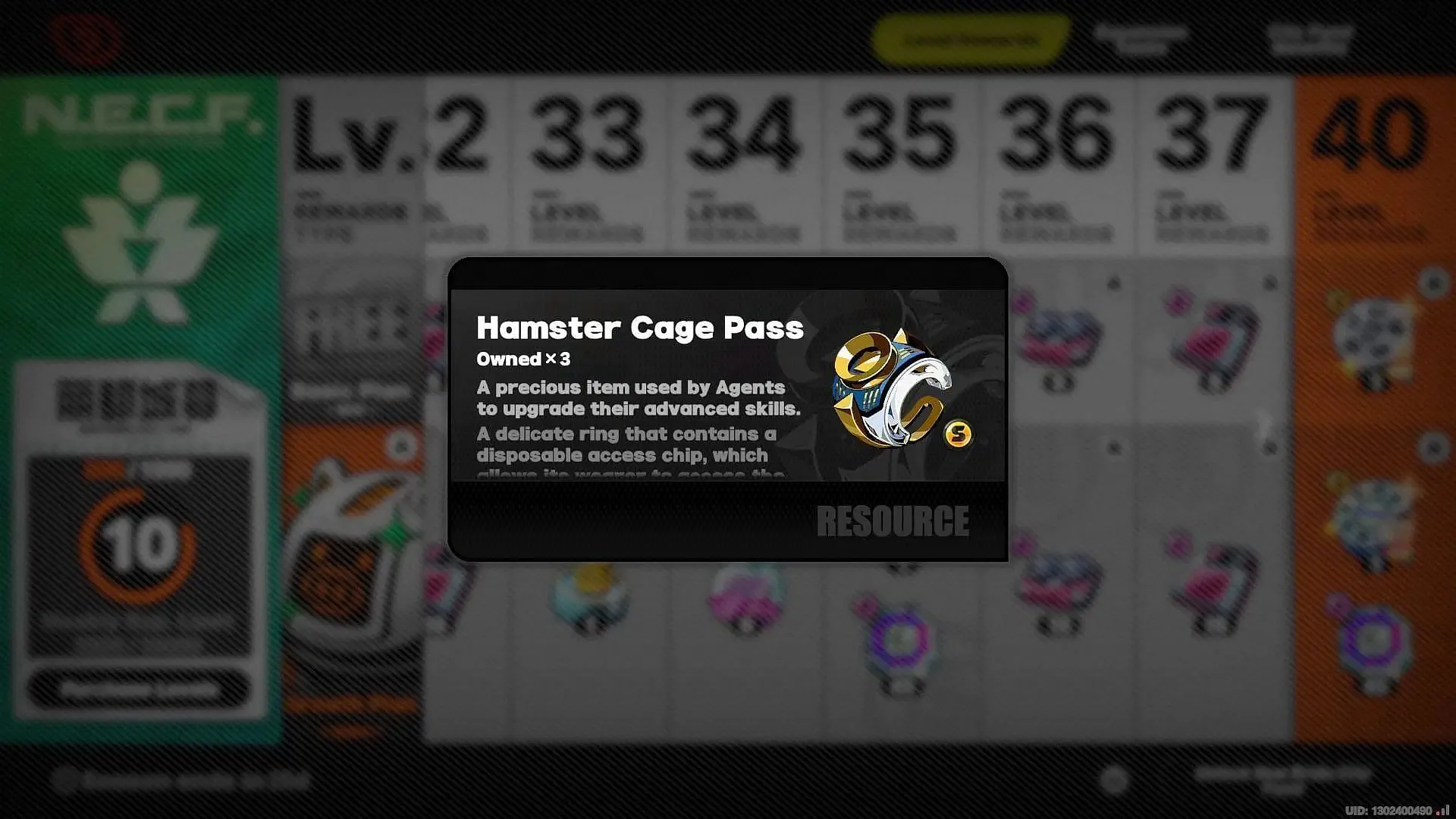 Hamster Cage Pass (Image via HoYoverse) Hamster Cage Pass (Image via HoYoverse)