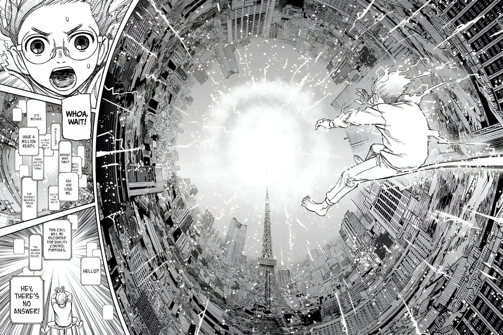 Okarun as seen in the manga (Image via Shueisha) Okarun as seen in the manga (Image via Shueisha)
