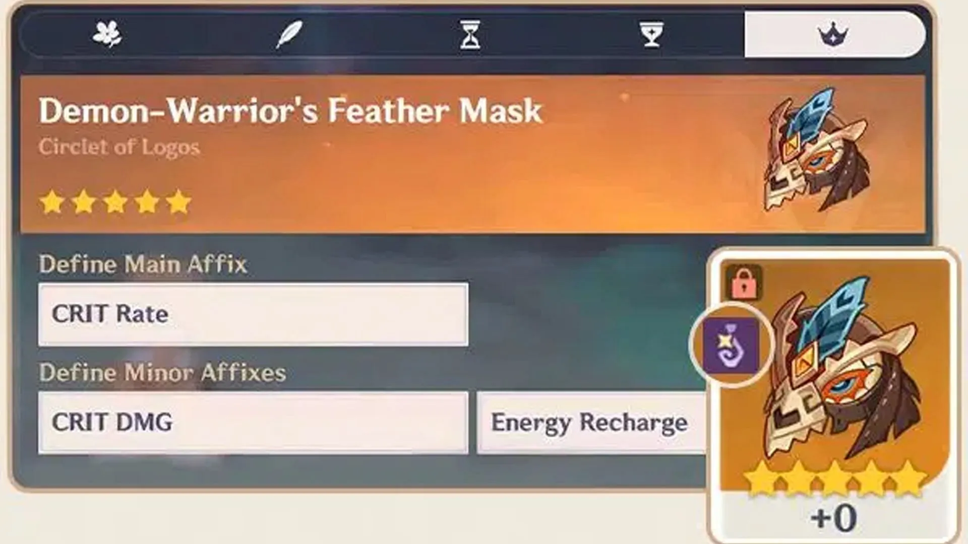 Artifacts created via Sanctifying Elixirs will have special symbols (Image via HoYoverse) Artifacts created via Sanctifying Elixirs will have special symbols (Image via HoYoverse)