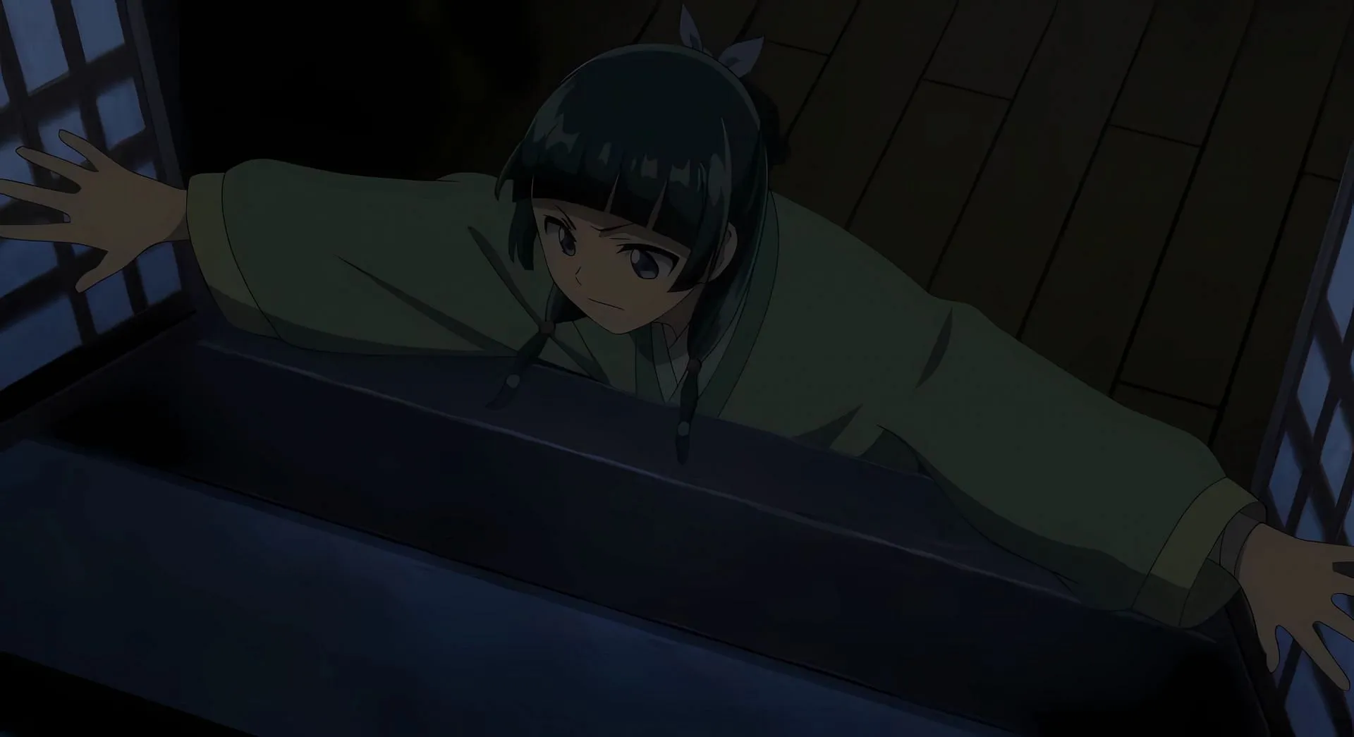 Maomao as seen in the anime (Image via Toho Animation Studio and OLM) Maomao as seen in the anime (Image via Toho Animation Studio and OLM)