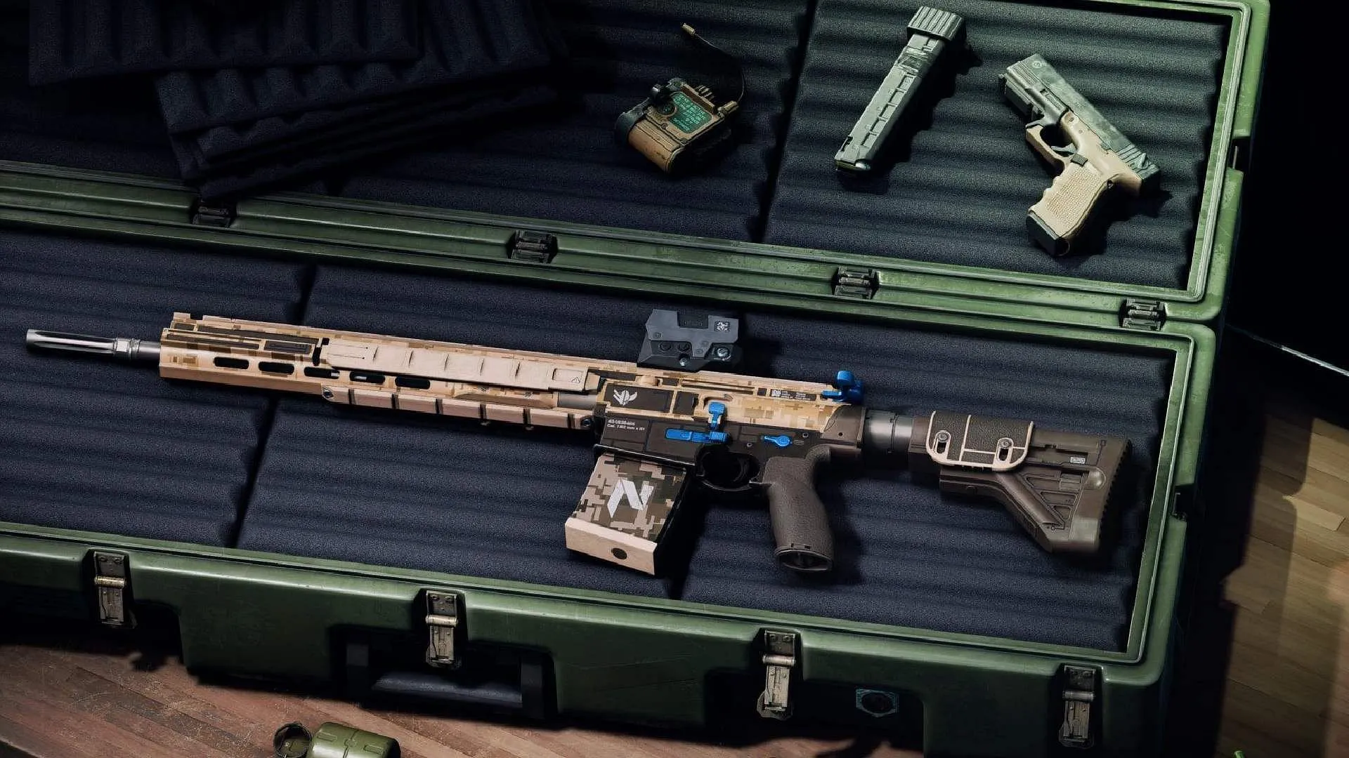The G428 “Future Sight” weapon skin from the Battlefield 2042 War Machine Event (Image via Electronic Arts)