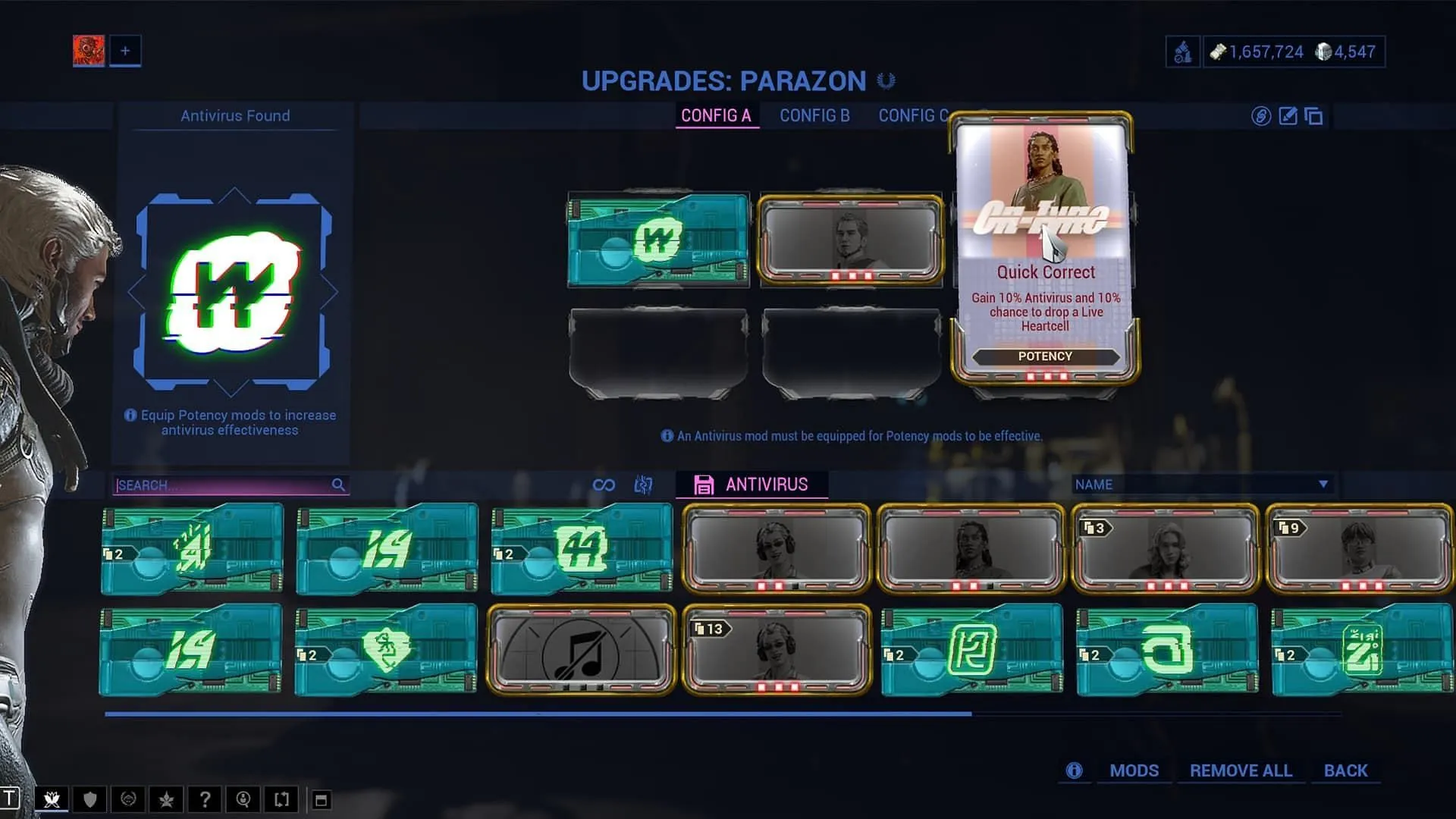 Potency Mods offer significant enhancements (Image via Digital Extremes)