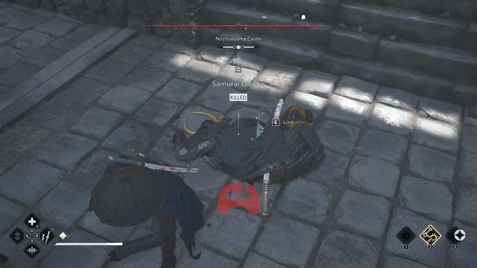 Eliminating Samurai Daisho (Image via Sportskeeda Gaming || Ubisoft)