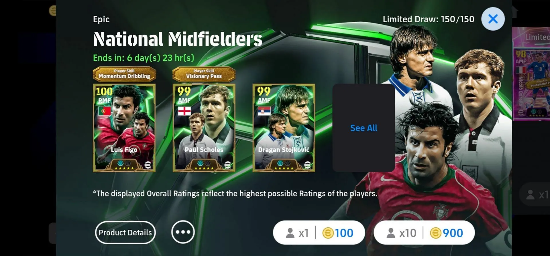 Lista specjalnych graczy eFootball 2025 National Midfielders jest już dostępna przez tydzień (Zdjęcie za pośrednictwem Konami)