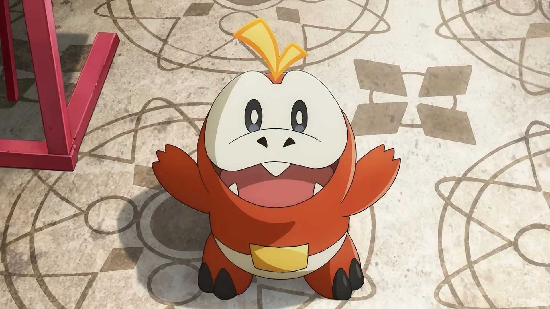 애니메이션에서 본 Fuecoco (이미지 출처: The Pokemon Company) 애니메이션에서 본 Fuecoco (이미지 출처: The Pokemon Company)