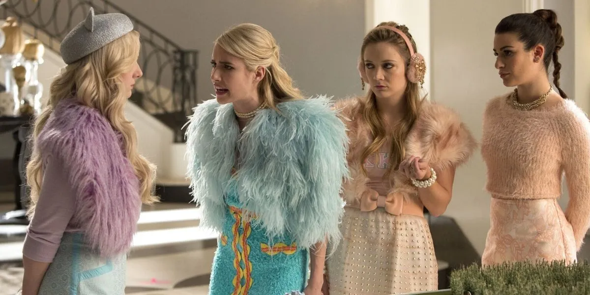 Chanel's Blue Outfit in Scream Queens