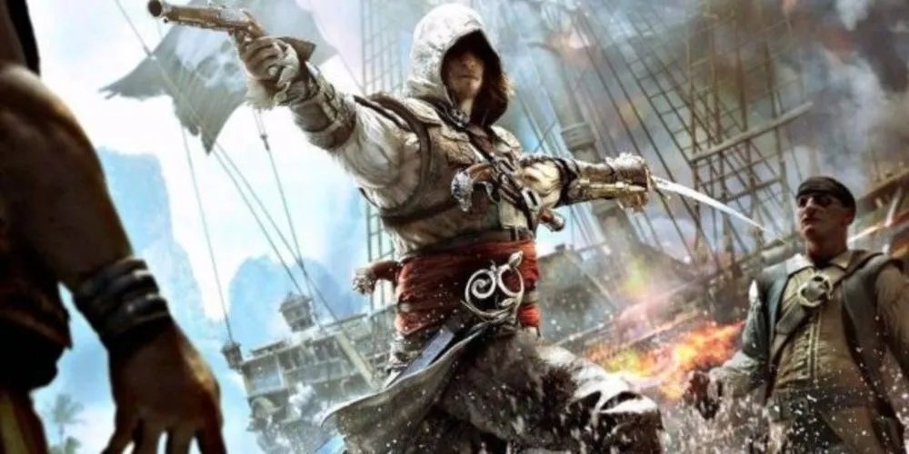 Edward Kenway in action from Assassin's Creed IV: Black Flag Edward Kenway in action from Assassin's Creed IV: Black Flag