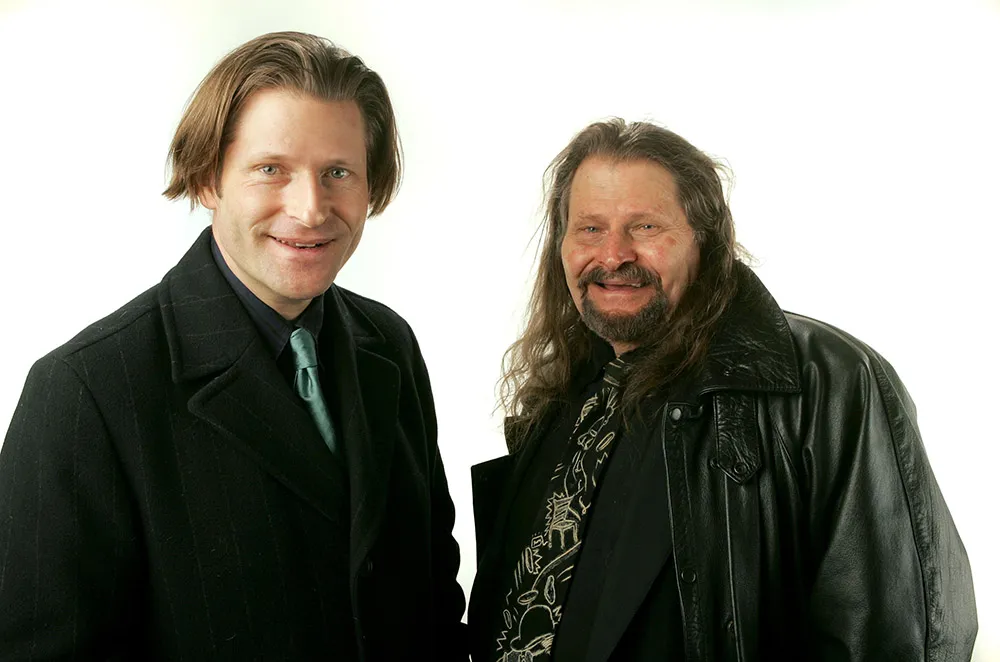Bruce Glover and son Crispin Glover at Sundance Bruce Glover and son Crispin Glover at Sundance