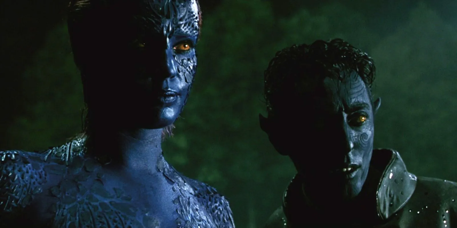 Mystique and Nightcrawler from X-Men