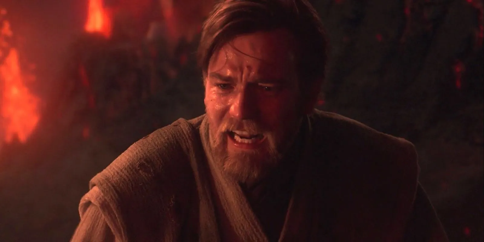 Obi-Wan on Mustafar Obi-Wan on Mustafar