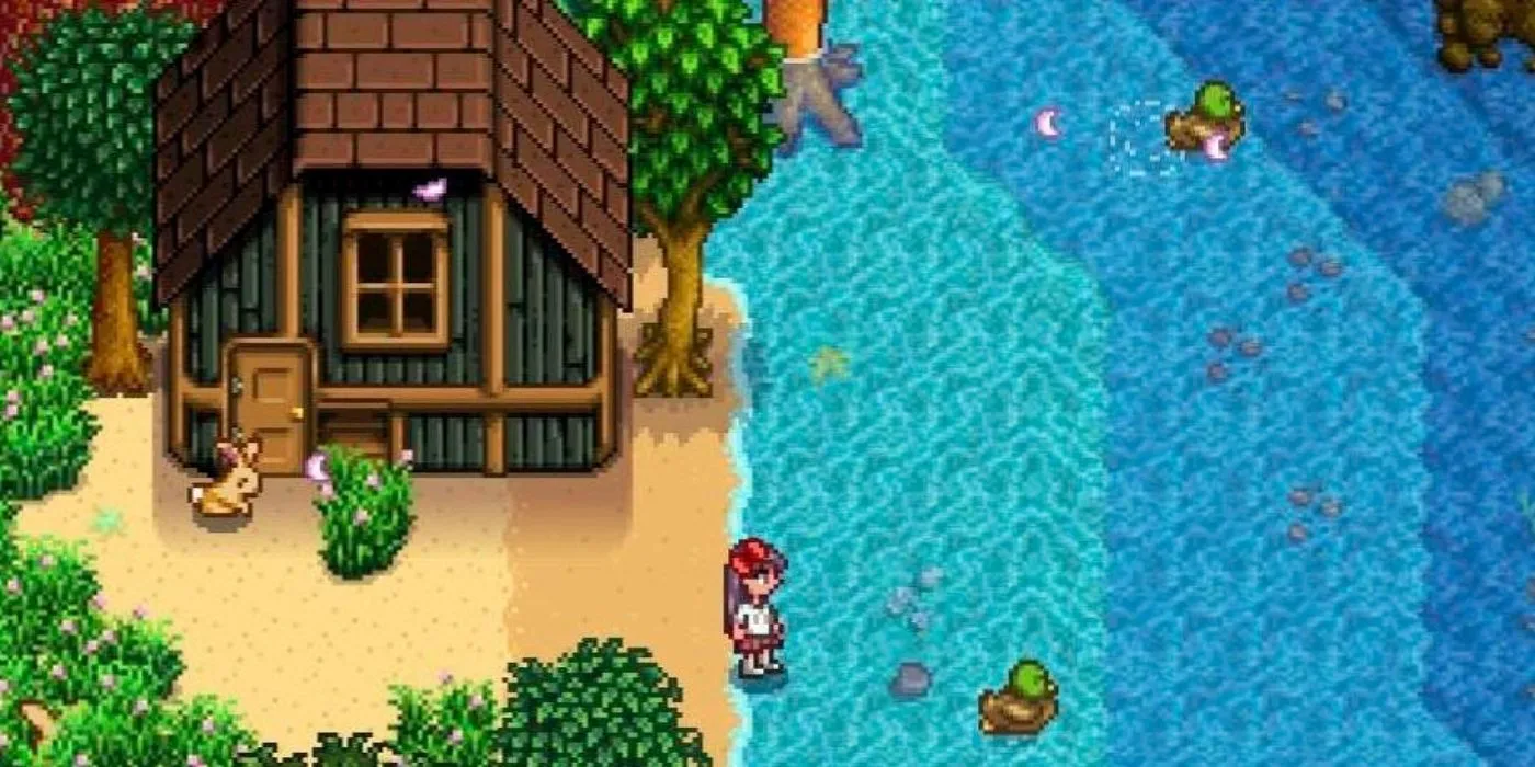 Ducks Swimming in Stardew Valley